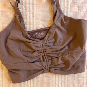 Athleta Taupe Sports Bra